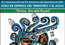 Foro virtual “Somos ríos que fluyen” en Conmemoración del 27o aniversario del alzamiento del EZLN