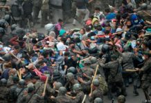 Piden a Guatemala investigar represión contra caravana migrante