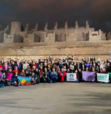 Convención entrega propuesta de nueva Constitución en ruinas de Huanchaca en Antofagasta