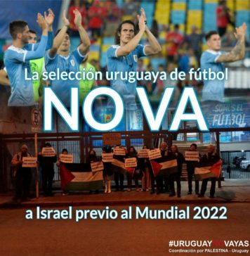 Uruguay boicotea a Israel en el fútbol tras campaña palestina por el BDS