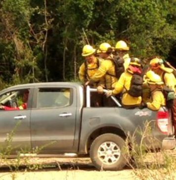 Brigadistas de CONAF agradecen ayuda enviada por comunidad de Nonguén para combatir incendios en el Gran Concepción