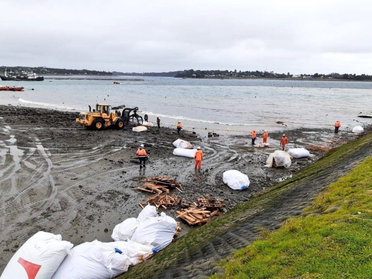 Comunicado: El estado es negligente ante hundimiento de muelle de carga Cabo Foward