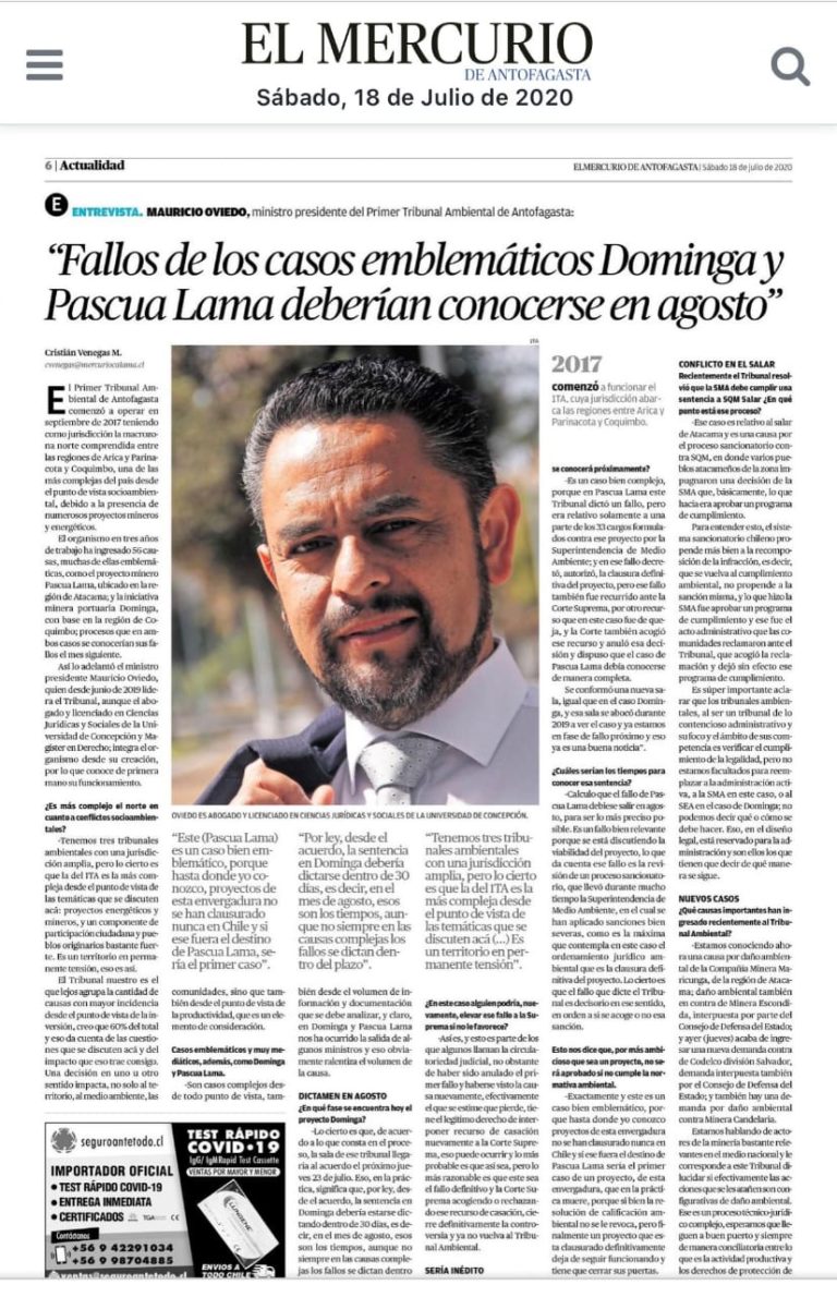 Ante inminente fallo por clausura de Pascua Lama comunidad declara