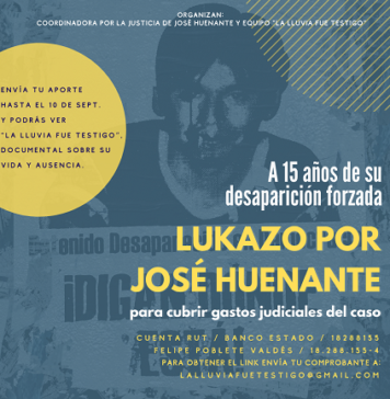 “Lukazo por José Huenante”: información del caso y cómo aportar
