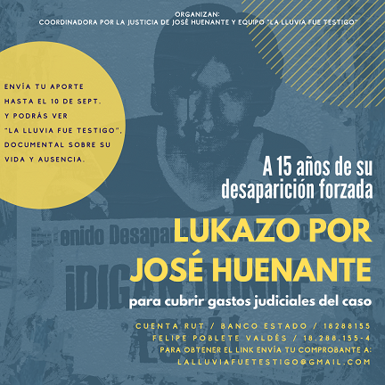 “Lukazo por José Huenante”: información del caso y cómo aportar