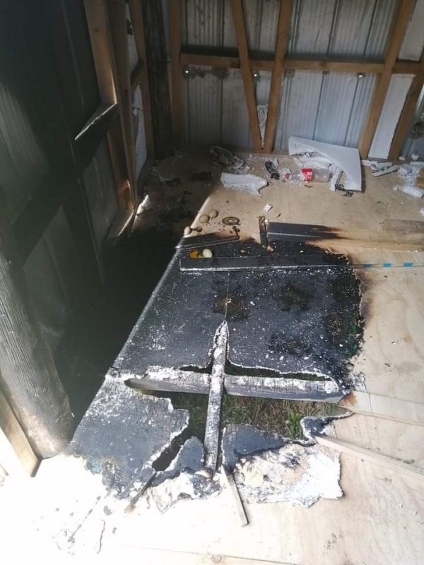 Radio Lafken Mawida denuncia ataque incendiario a sus instalaciones