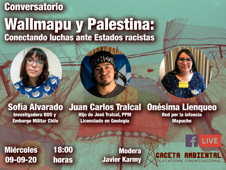Reviva el conversatorio | WallMapu y Palestina: Conectando luchas ante estados racistas