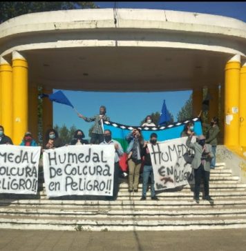 Movimiento Salvemos el humedal Colcura se manifiesta en Lota