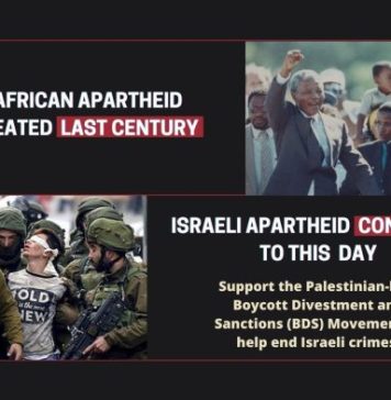 Desde el río hasta el mar, es apartheid