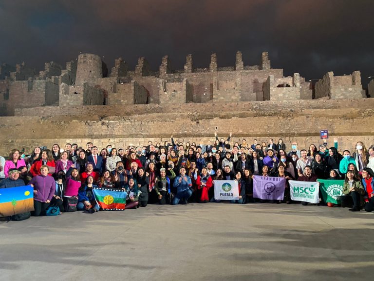 Convención entrega propuesta de nueva Constitución en ruinas de Huanchaca en Antofagasta