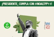 Súmate y envíale un mensaje al Presidente Boric para que retire el TPP 11