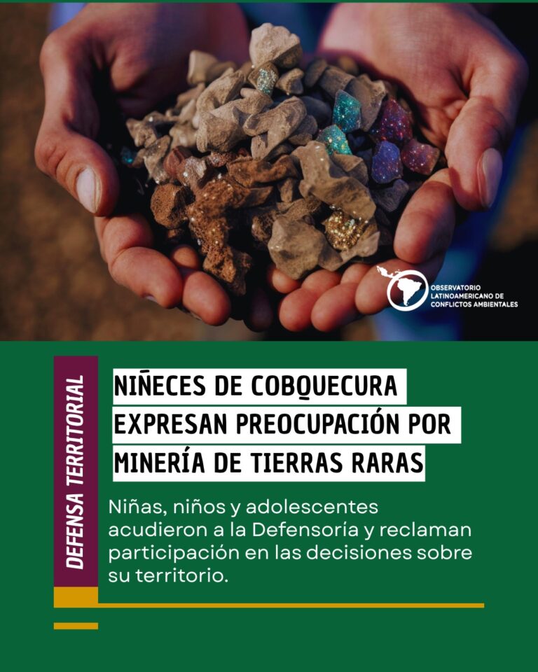 «No son solo asuntos de adultos»: Niñez de Cobquecura recurre a la Defensoría para exigir voz frente a proyectos mineros